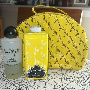 Vintage Jean Nate Travel Essentials 1970s 70s Lotion Splash And Talc Set